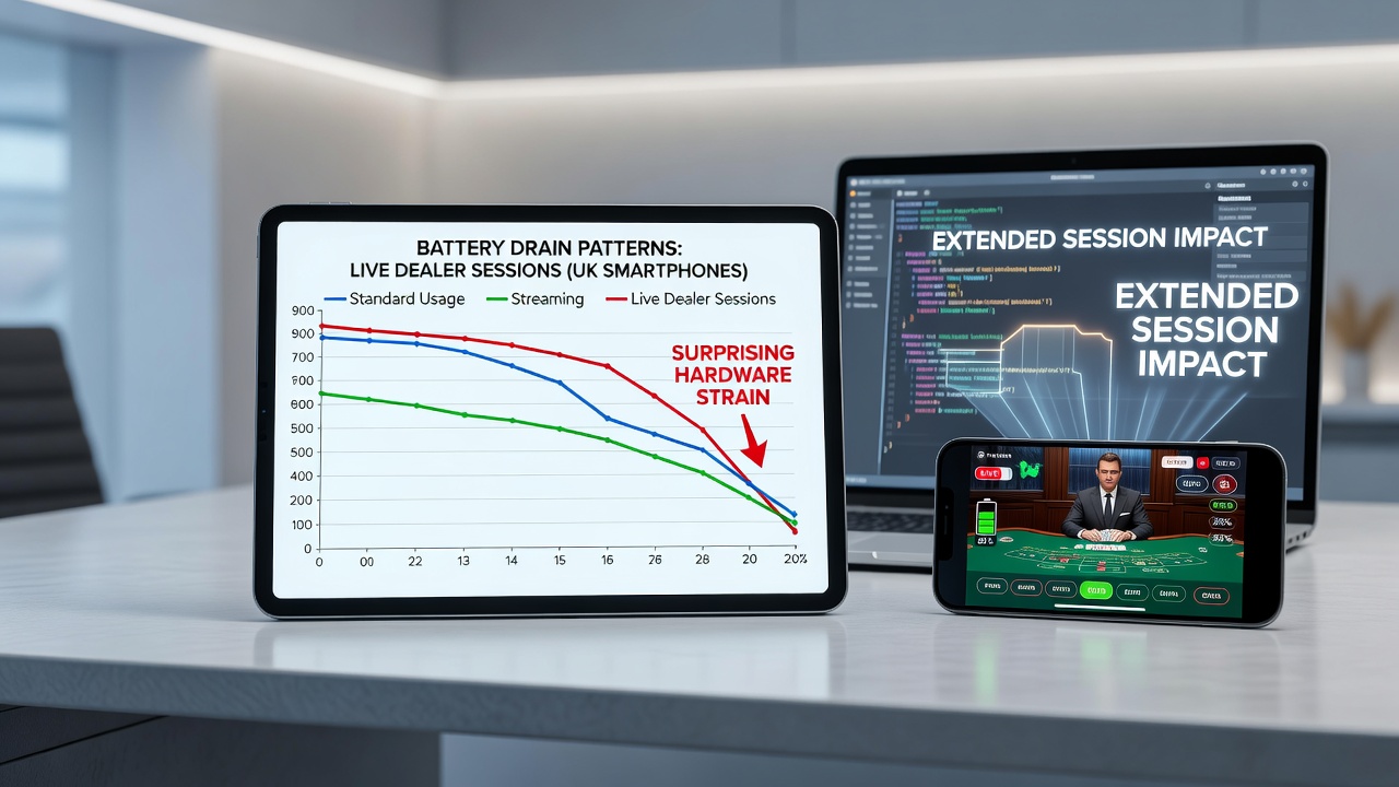 Close-up of smartphone hardware components illustrating CPU and modem interactions during streaming sessions