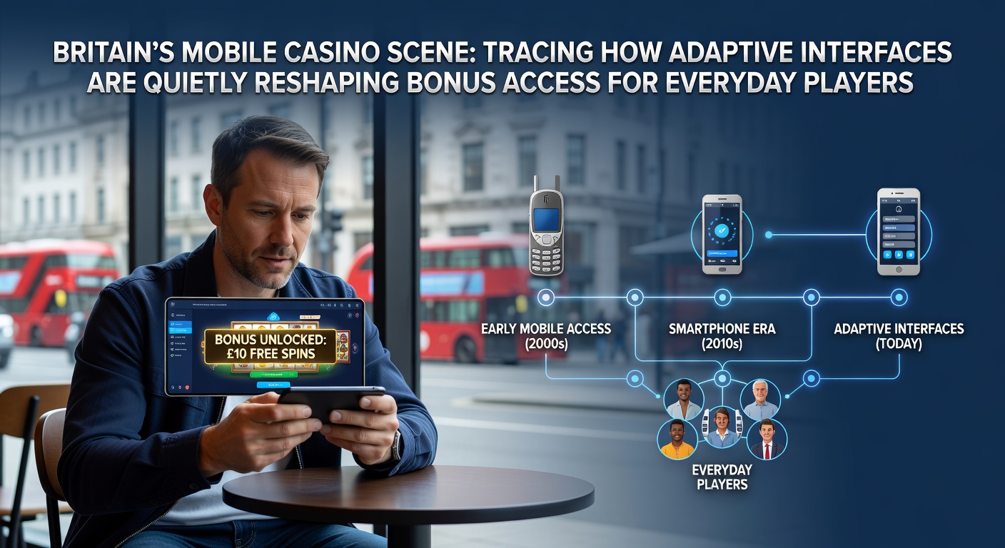 Mobile casino interface showing personalized bonus offers on a smartphone screen in Britain