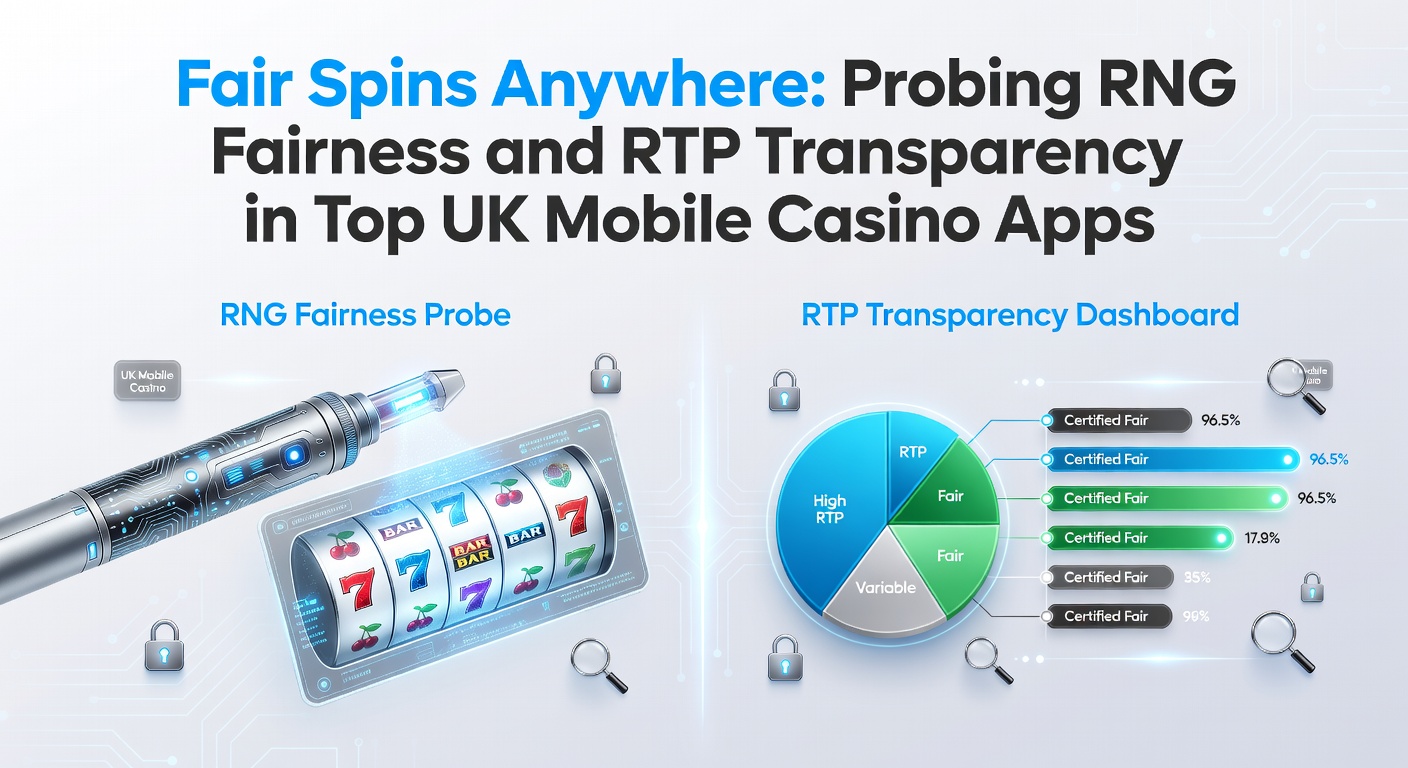 Mobile phone screen displaying a spinning slot reel on a UK casino app, highlighting RNG mechanics in action