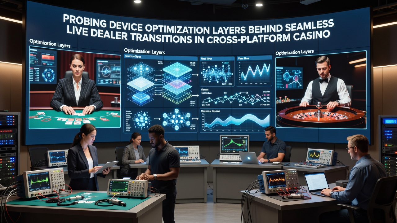 Live dealer interface demonstrating smooth cross-device transitions enabled by optimization layers